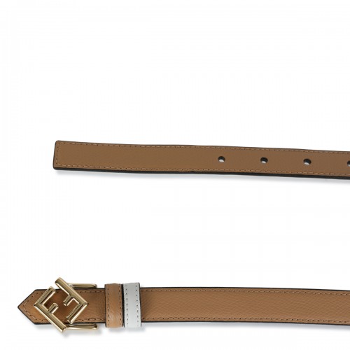 BROWN AND REVERSIBLE LEATHER BELT