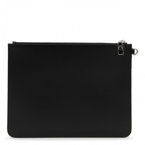 BLACK LEATHER CLASSIC 4G POUCHE