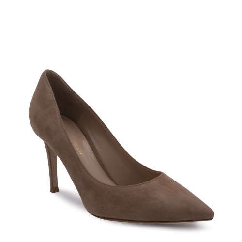 LIGHT BROWN SUEDE PUMPS