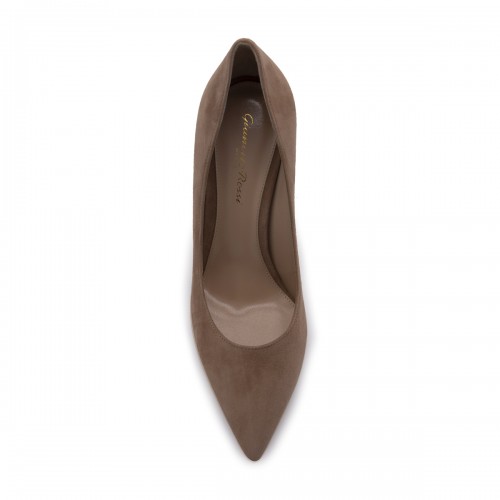 LIGHT BROWN SUEDE PUMPS