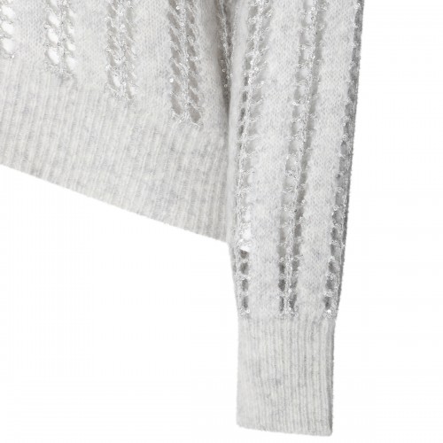 GREY WOOL KNITWEAR