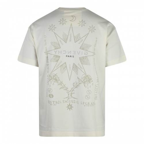 IVORY COTTON T-SHIRT