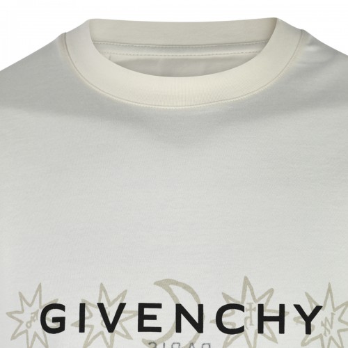 IVORY COTTON T-SHIRT