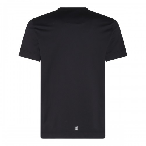 BLACK COTTON LOGO T-SHIRT