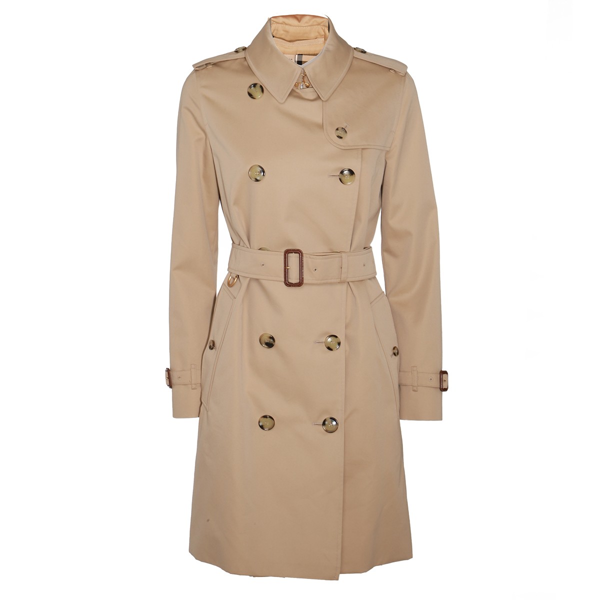 BEIGE COTTON TRENCH COAT