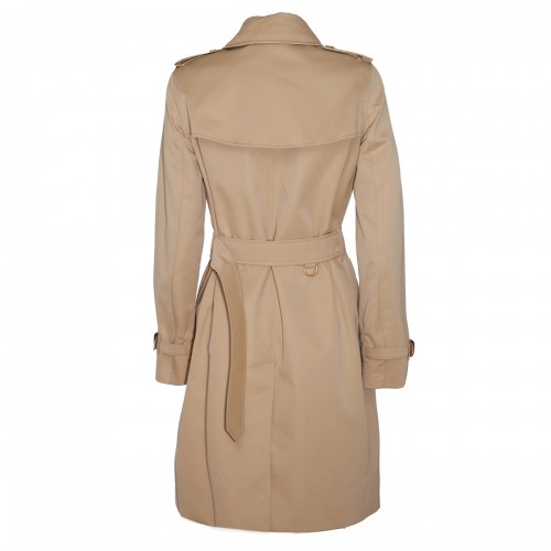 BEIGE COTTON TRENCH COAT