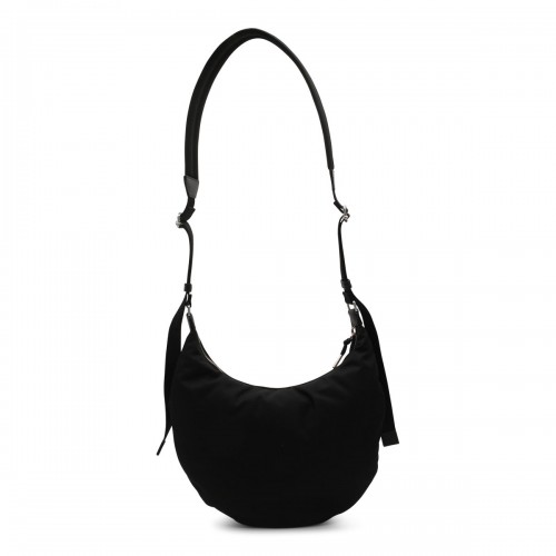 BLACK NYLON VOYOU SHOULDER BAG