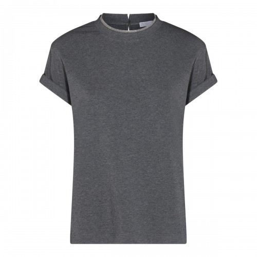 GREY COTTON T-SHIRT