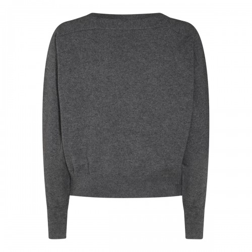 DARK GREY WOOL KNITWEAR