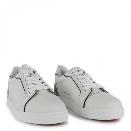 WHITE LEATHER SNEAKERS