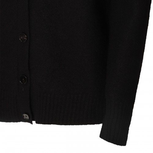 BLACK WOOL KNITWEAR