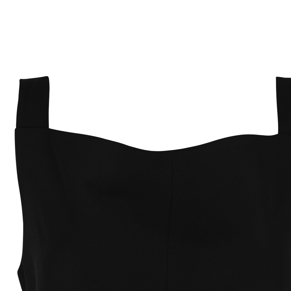 BLACK VISCOSE MINI DRESS BLACK VISCOSE MINI DRESS