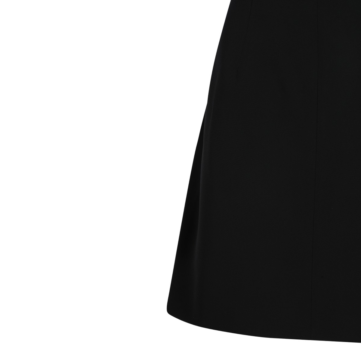 BLACK VISCOSE MINI DRESS BLACK VISCOSE MINI DRESS