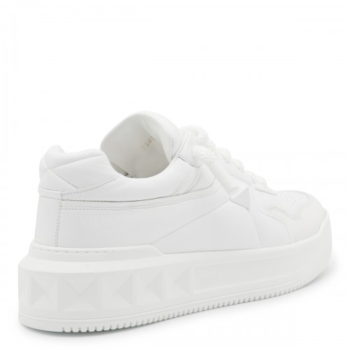 WHITE LEATHER SNEAKERS