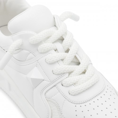 WHITE LEATHER SNEAKERS