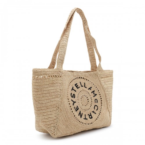 NATURAL RAFFIA TOTE BAG