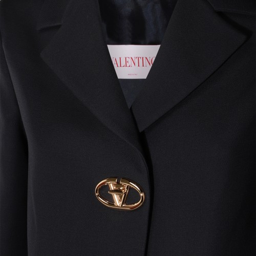 NAVY BLUE WOOL BLAZER