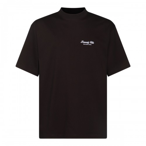 BLACK COTTON T-SHIRT