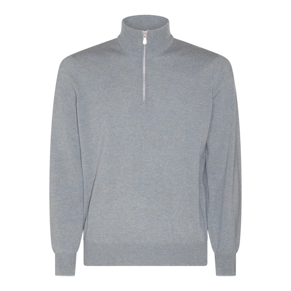 GREY CASHMERE PULLOVER