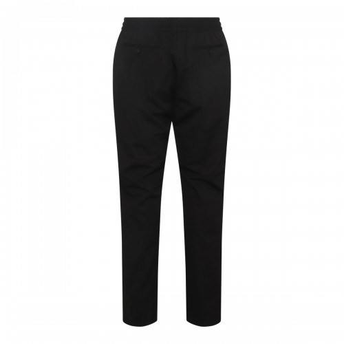 BLACK WOOL PANTS