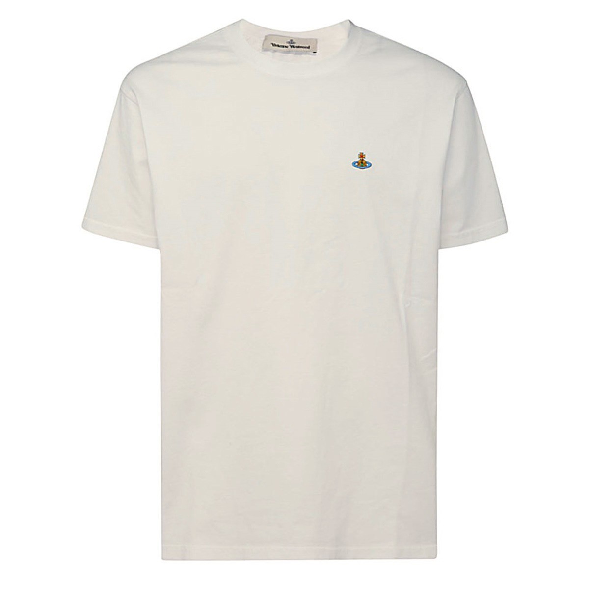 WHITE COTTON T-SHIRT