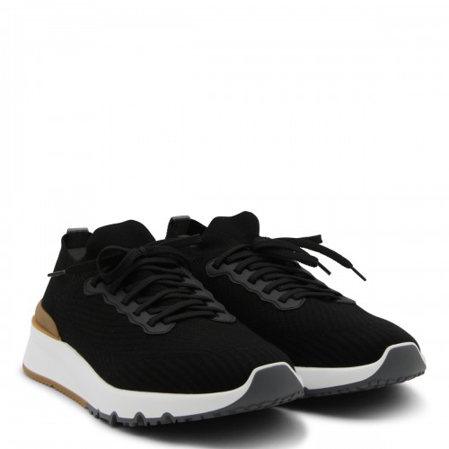 BLACK CANVAS SNEAKERS