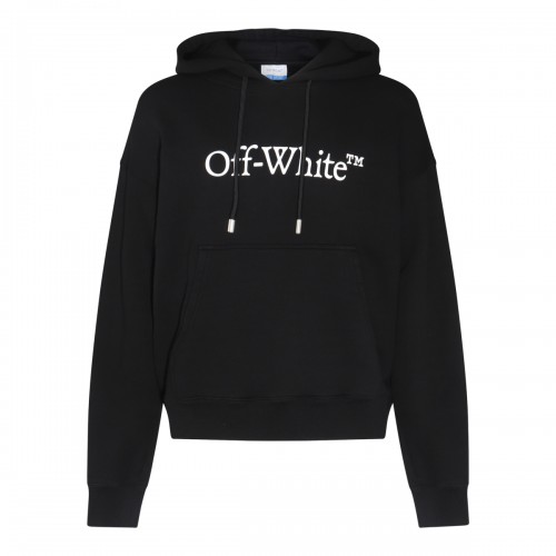 BLACK COTTON SWEATSHIRT