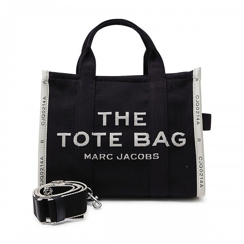 BLACK AND WHITE CANVAS THE TOTE BAG