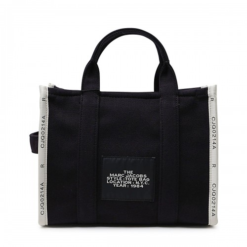 BLACK AND WHITE CANVAS THE TOTE BAG