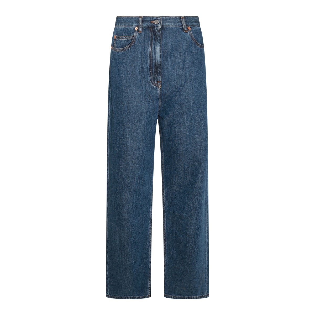 BLUE COTTON DENIM JEANS