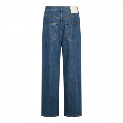 BLUE COTTON DENIM JEANS 2