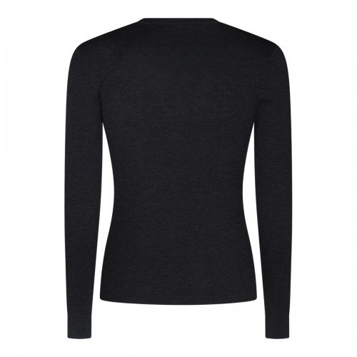 DARK GREY WOOL KNITWEAR