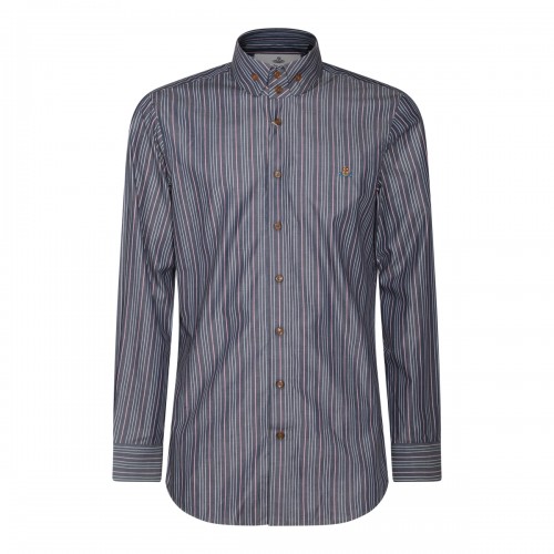 NAVY COTTON SHIRT