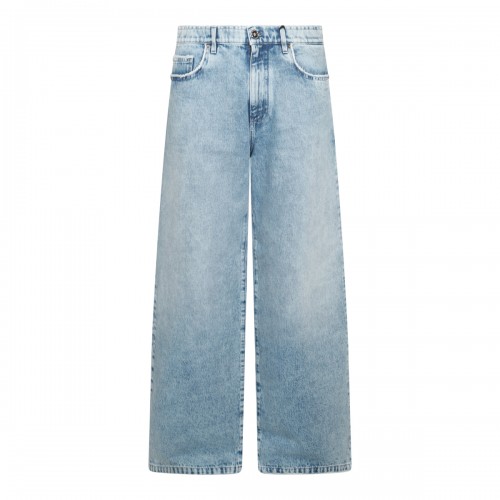 LIGHT BLUE COTTON JEANS