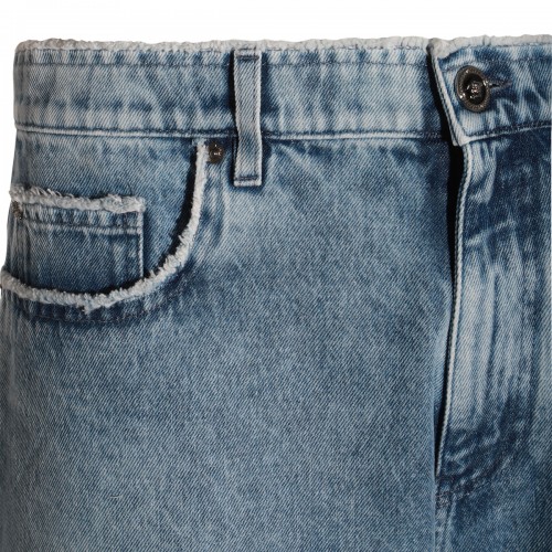 LIGHT BLUE COTTON JEANS