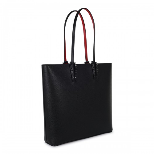 BLACK LEATHER TOTES