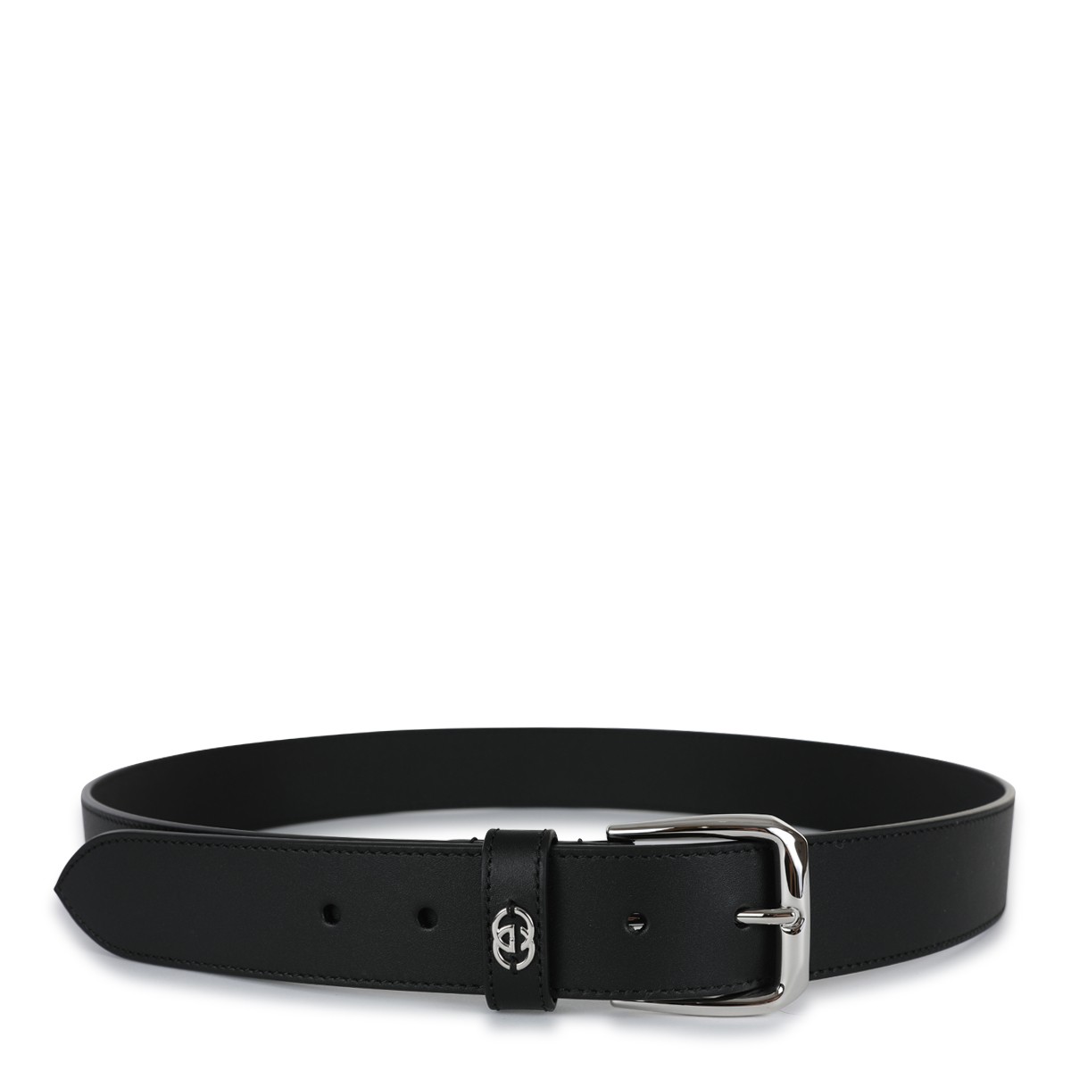 BLACK LEATHER BELT