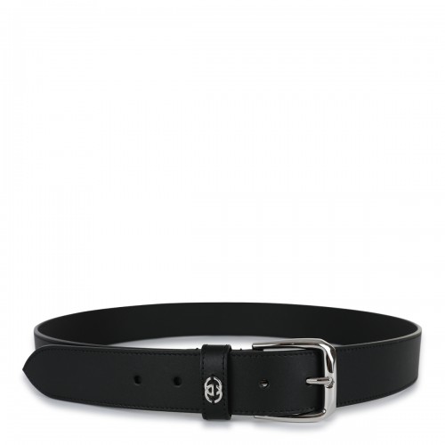 BLACK LEATHER BELT