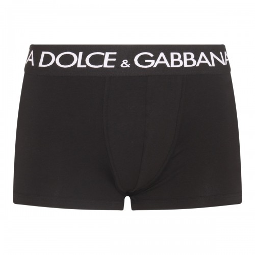 BLACK COTTON BOXERS