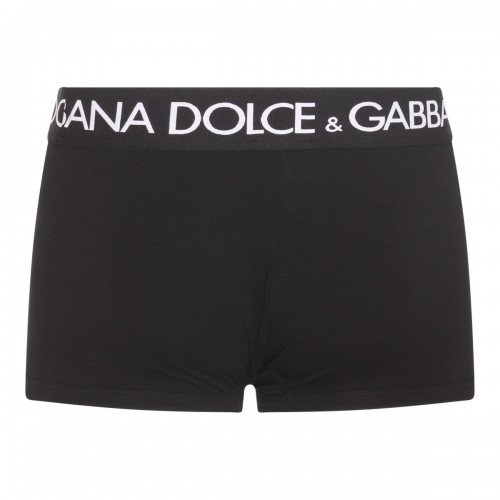 BLACK COTTON BOXERS