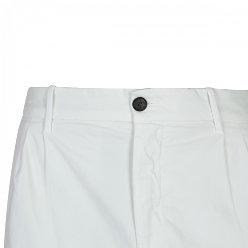 WHITE COTTON PANTS