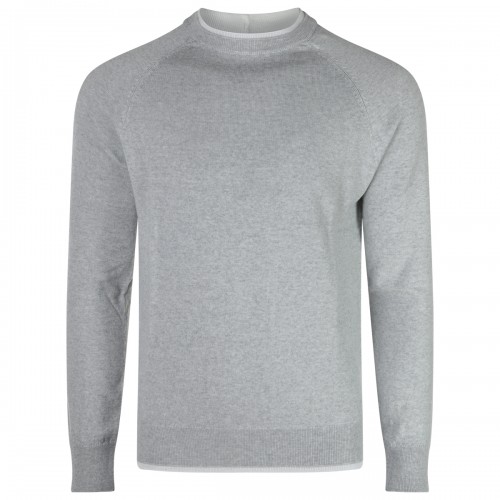 GREY WOOL KNITWEAR