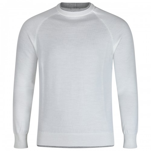 IVORY WOOL JUMPER