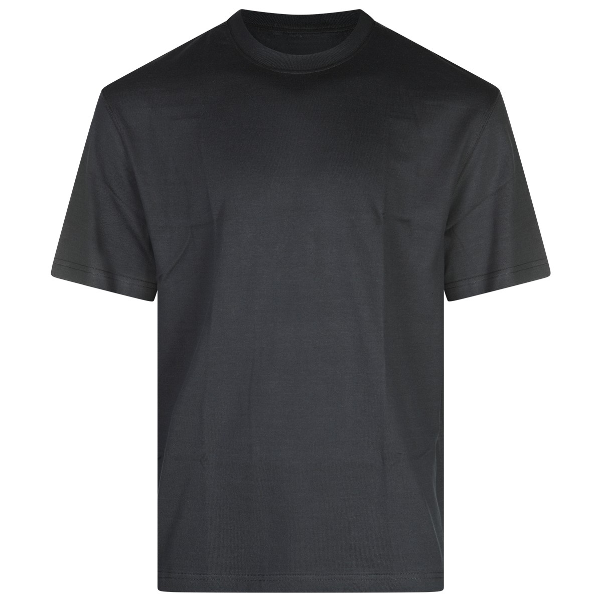 BLACK COTTON T-SHIRT