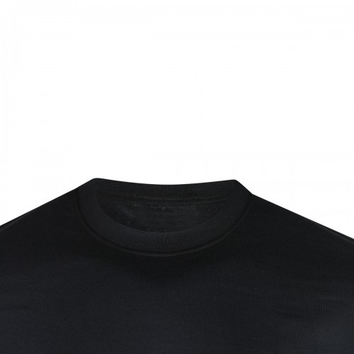 BLACK COTTON T-SHIRT