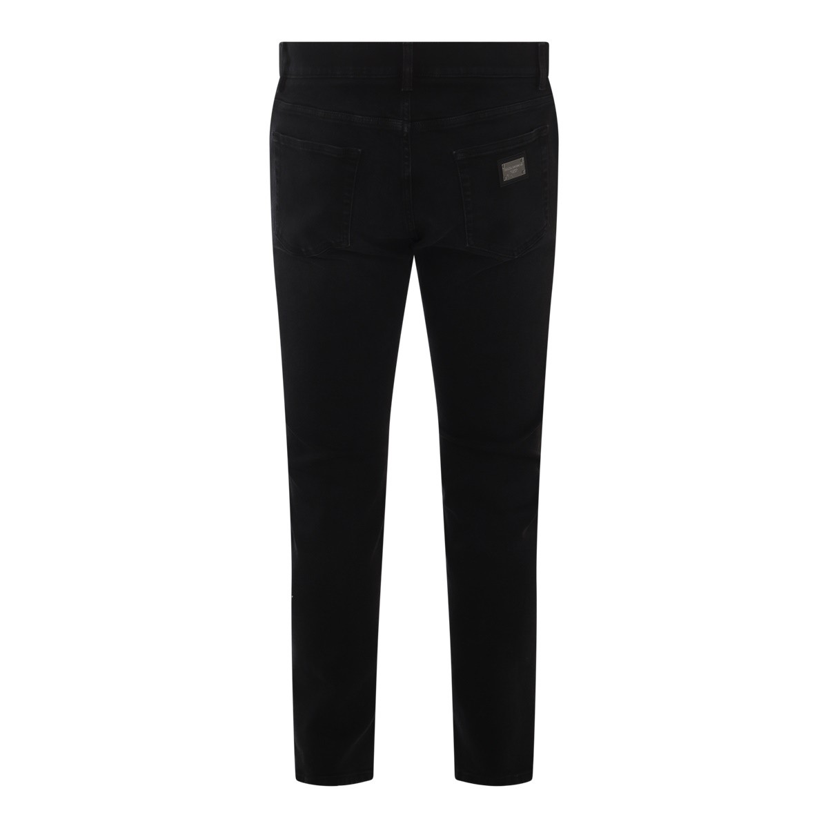 BLACK COTTON BLEND ESSENTIALS JEANS