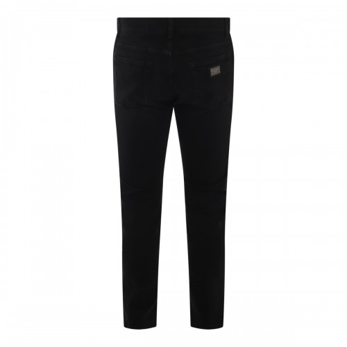 BLACK COTTON BLEND ESSENTIALS JEANS