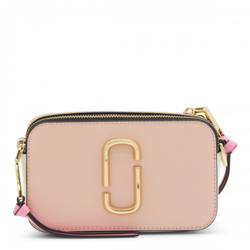 PINK LEATHER THE SNAPSHOT CROSSBODY BAG