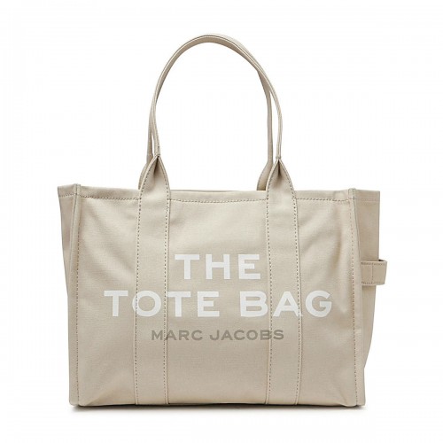 BEIGE CANVAS TOTE BAG