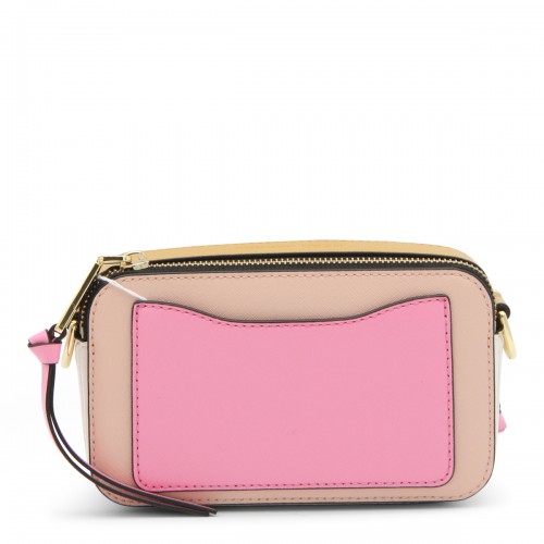 PINK LEATHER THE SNAPSHOT CROSSBODY BAG